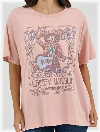 Wrangler®Women's Lainey Wilson Oversized Band Tee