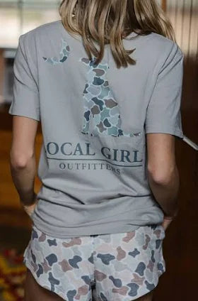 LOCAL GIRL LG FC Flora Dog & Moon SS Tee