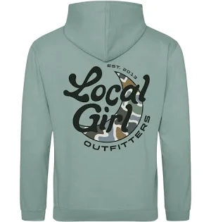 LOCAL GIRL Youth LCF Groovy Moon Brushwood Hoodie