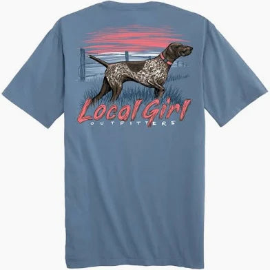LOCAL GIRL GSP Sunset SS Tee-SLATE