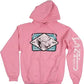 Lazy J Ranch Iron Horn Long Sleeve Hoodie - Pink