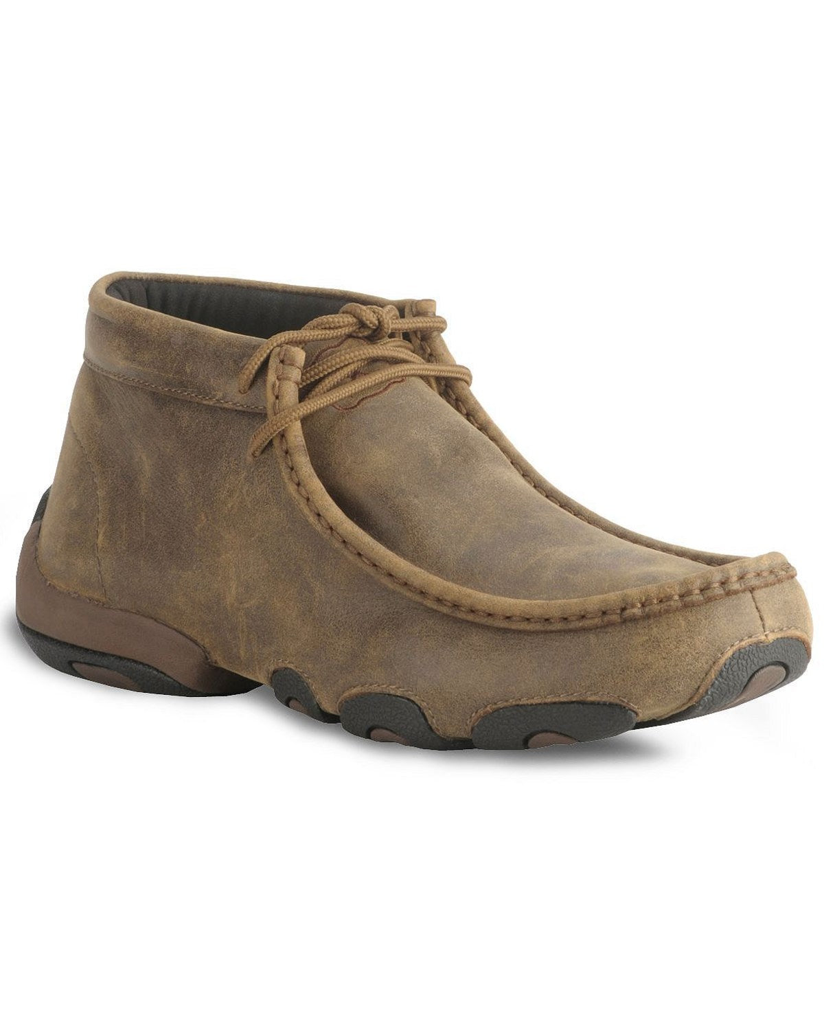 TWISTED X WOMENS BOMBER DRIVING MOCS (BROWN)