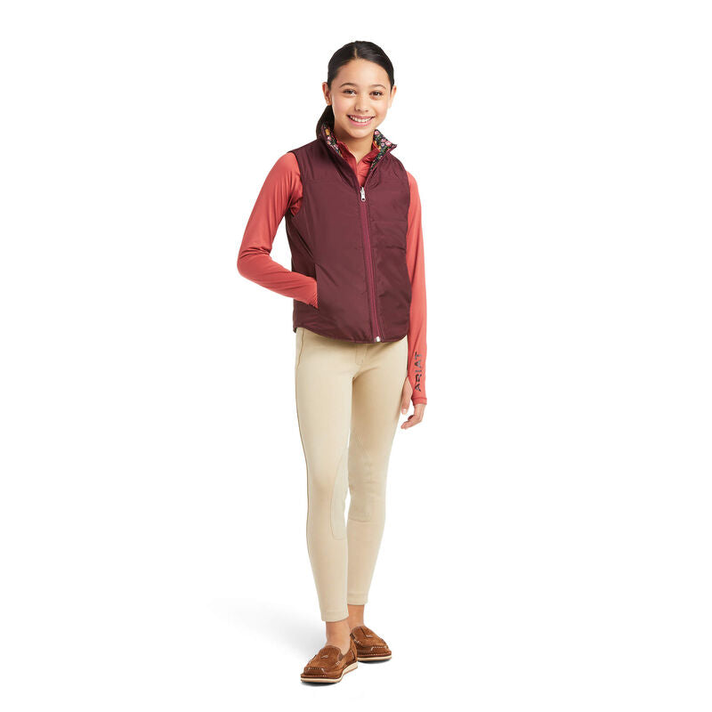 ARIAT EMMA INS REVERSIBLE VEST YOUTH