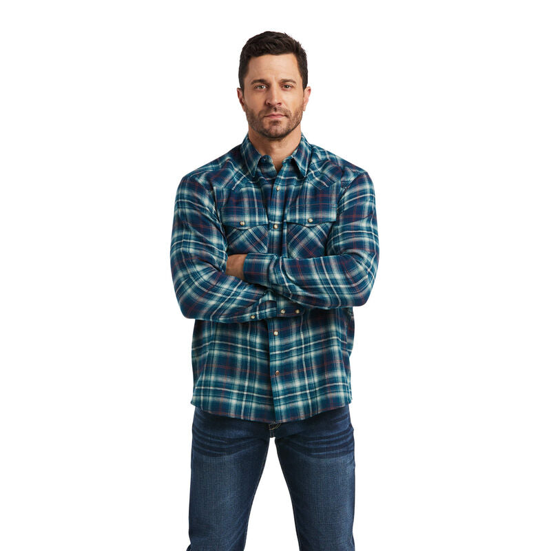 ARIAT MENS HASTINGS RETRO SNAP LS SHIRT