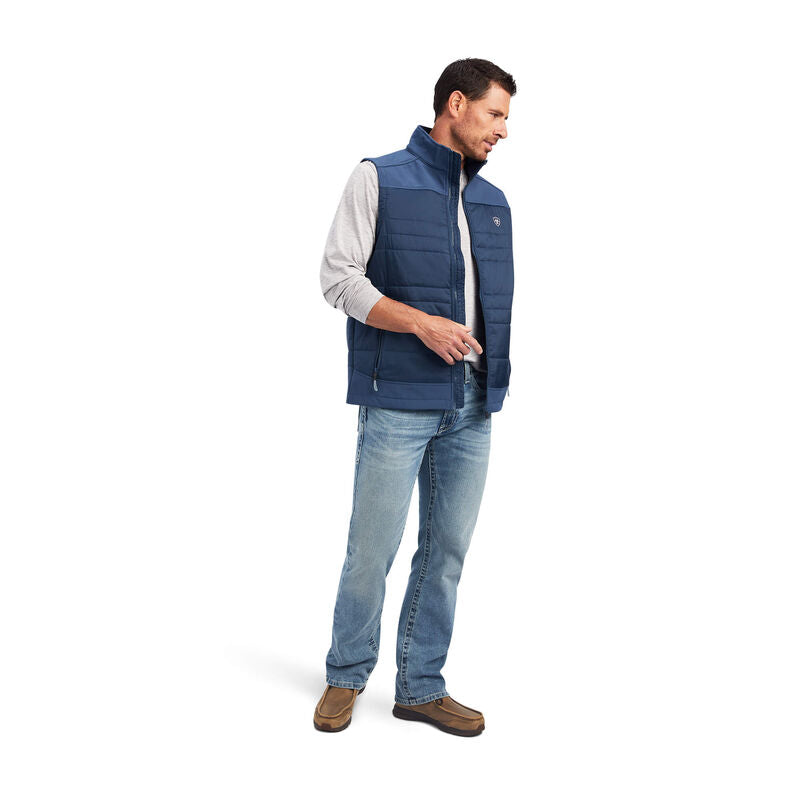 ARIAT MENS ELEVATION INSULATED VEST (STEELY)
