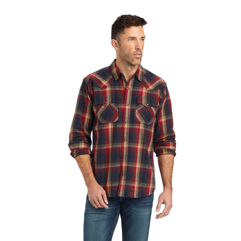 ARIAT MENS HALLFORD RETRO SNAP L/S SHIRT