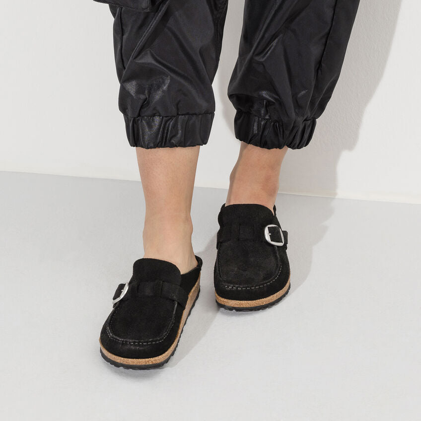 BIRKENSTOCK BUCKLEY SUEDE LEATHER (BLACK)