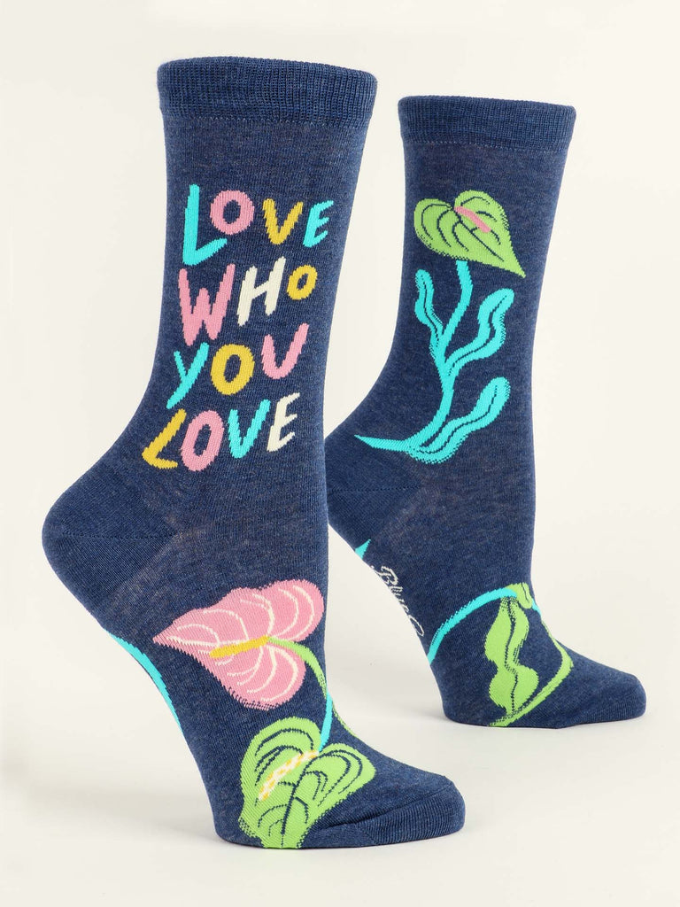 BLUE Q LOVE WHO YOU LOVE SOCKS