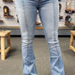 STETSON WOMENS HIGH RISE JEAN FLARE WITH SEAM