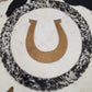 COWHIDE 16" ROUND PLACEMAT