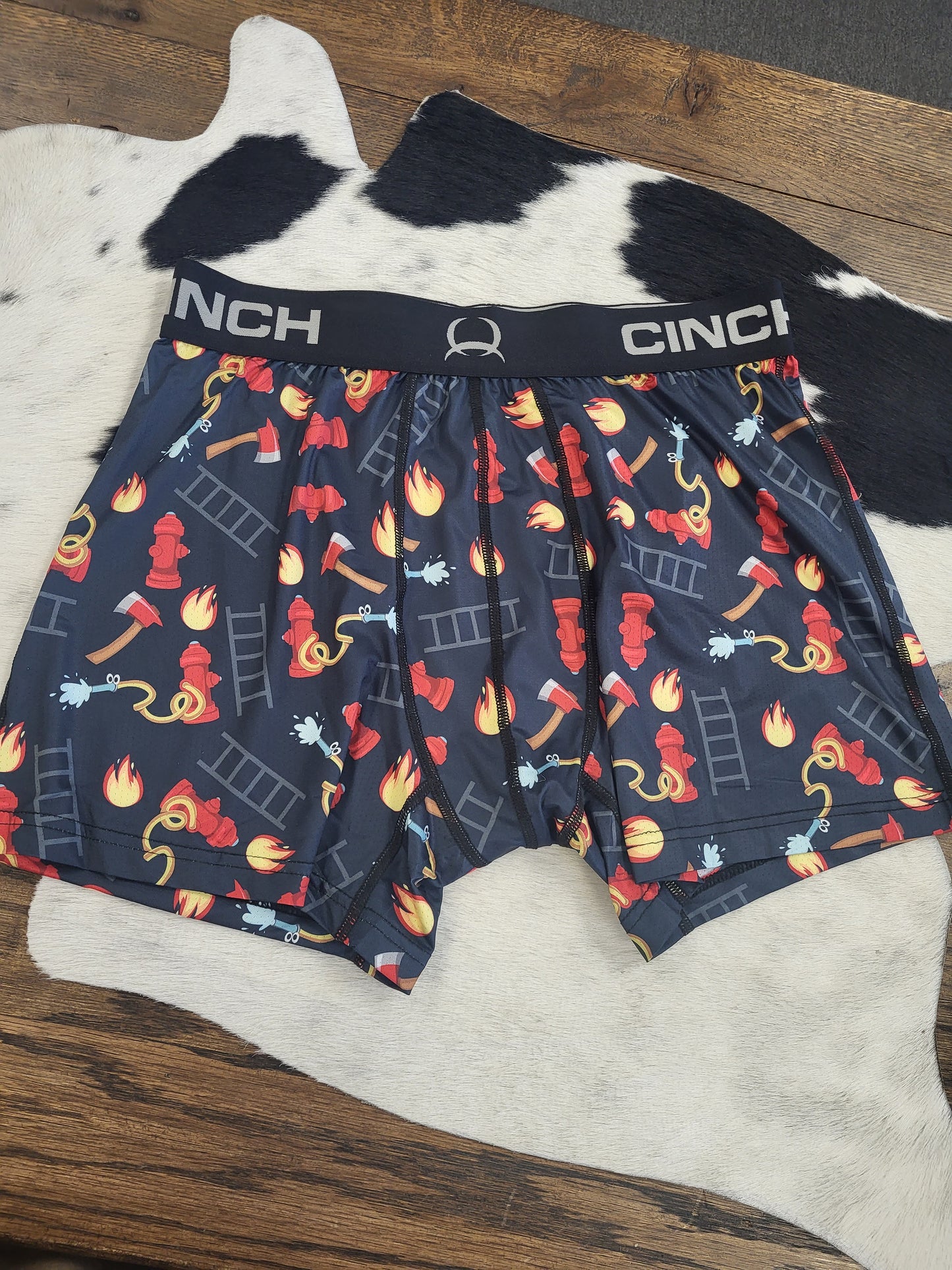 CINCH MENS 6" LOOSE FIT FIREHOSE BOXER