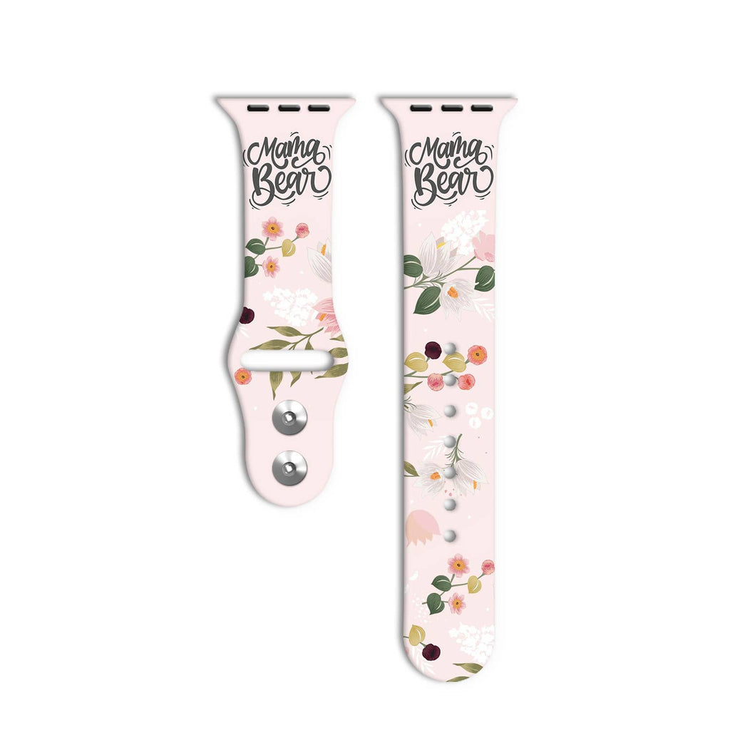 Mother's Day Mom Mama Apple Watch Silicone Band: 38/40/41mm