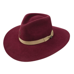 CHARLIE 1 HORSE HIGHWAY HAT (BURGUNDY)