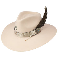 CHARLIE 1 HORSE SIDEWINDER HAT (SILVER BELLY)