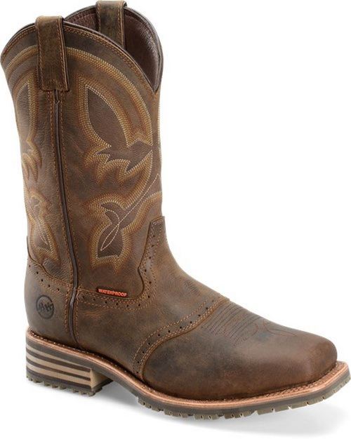 Double H Jeyden DH4124 11” Wide Square ICE™ Roper Western Boot Waterproof