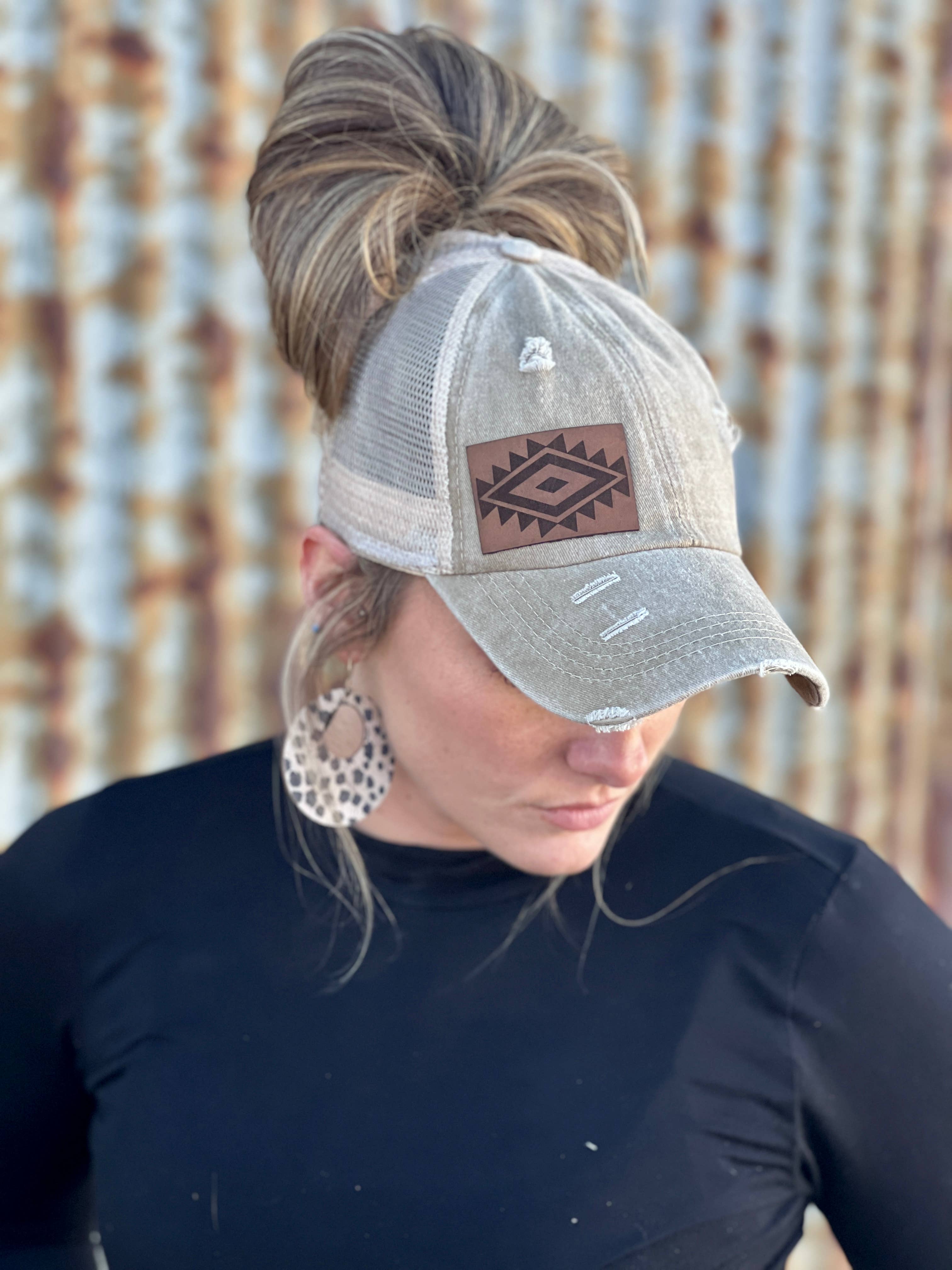 Cruel Denim Cowboy Trucker Hat- Ladies Ball Caps