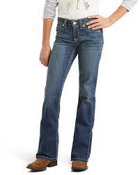 ARIAT YOUTH GIRLS BOOTCUT CHILL BLUE JEANS