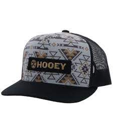 HOOEY LOCKUP GREY/BLACK TRUCKER HAT