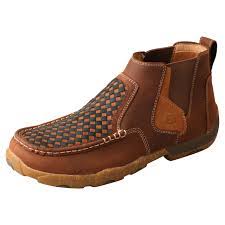 TWISTED X MENS WOVEN/OILED SLIP ON