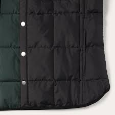 STETSON MENS CRUSHABLE BLACK PARACHUTE QUILTED JACKET