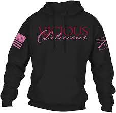 GRUNT STYLE WOMENS VICIOUS & DELICIOUS HOODIE