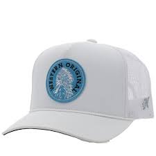 HOOEY QUANAH WHITE 5P TRUCKER HAT