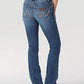 WRANGLER WOMENS RETRO MAE BOOTCUT FAYE JEANS