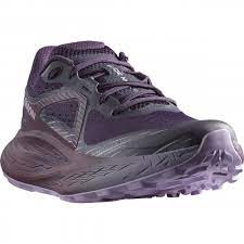 Salomon Women's Glide Max TR Trail Running Shoe (Nightshade / Moonscape / Orchid Bloom)