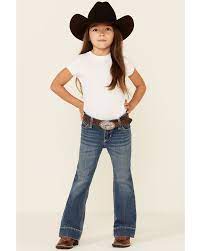 WRANGLER GIRLS MEDIUM WASH FRANCINE STRETCH TROUSER JEAN