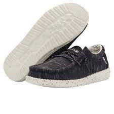 HEY DUDE WALLY  STRETCH BLACK (YOUTH)