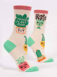 BLUE Q PROUD PLANT MOM SOCKS