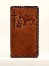 NOCONA MENS LEATHER RODEO WALLET