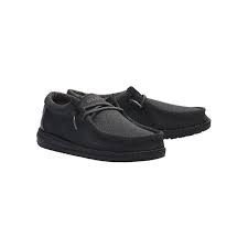 HEY DUDE WALLY BASIC BLACK (YOUTH)