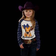 CRUEL GIRLS MOOOODY COW LS SHIRT