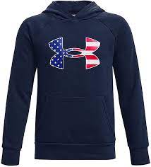 UNDER ARMOUR YOUTH UA FREEDOM HOODIE NAVY