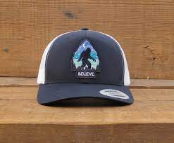 BIGFOOT BELIEVE HAT (BLACK/WHITE)