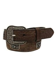 ARIAT YOUTH LONGHORN TOOLED CONCHO BELT