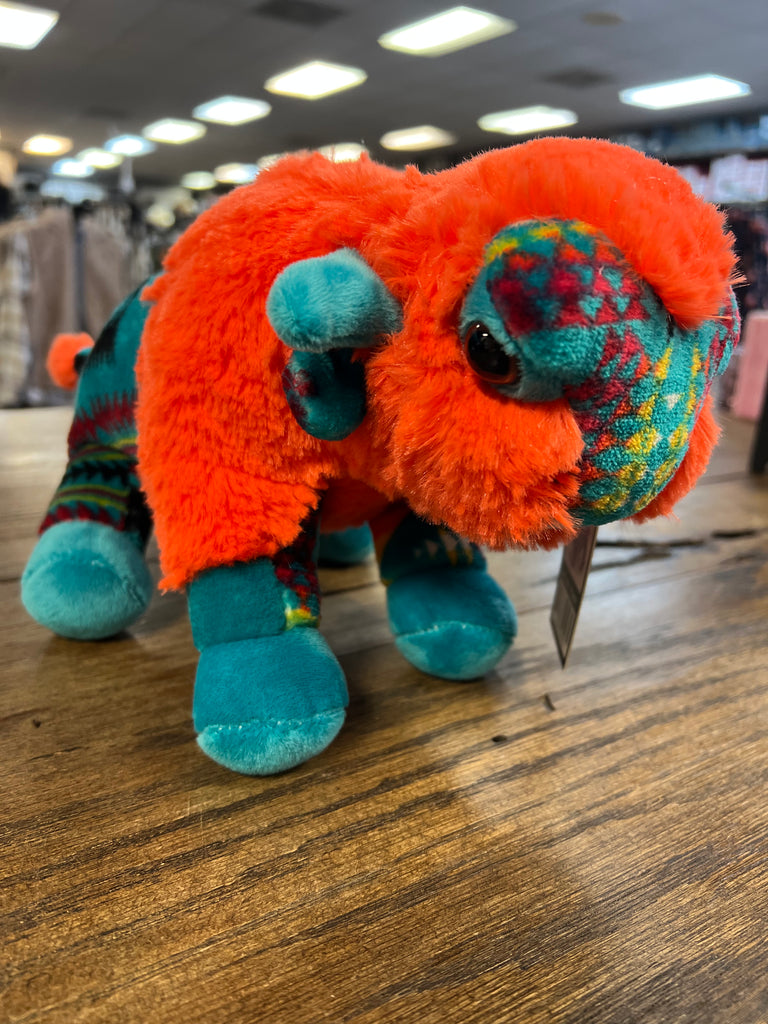 AZTEC BUFFALO STUFFED ANIMAL