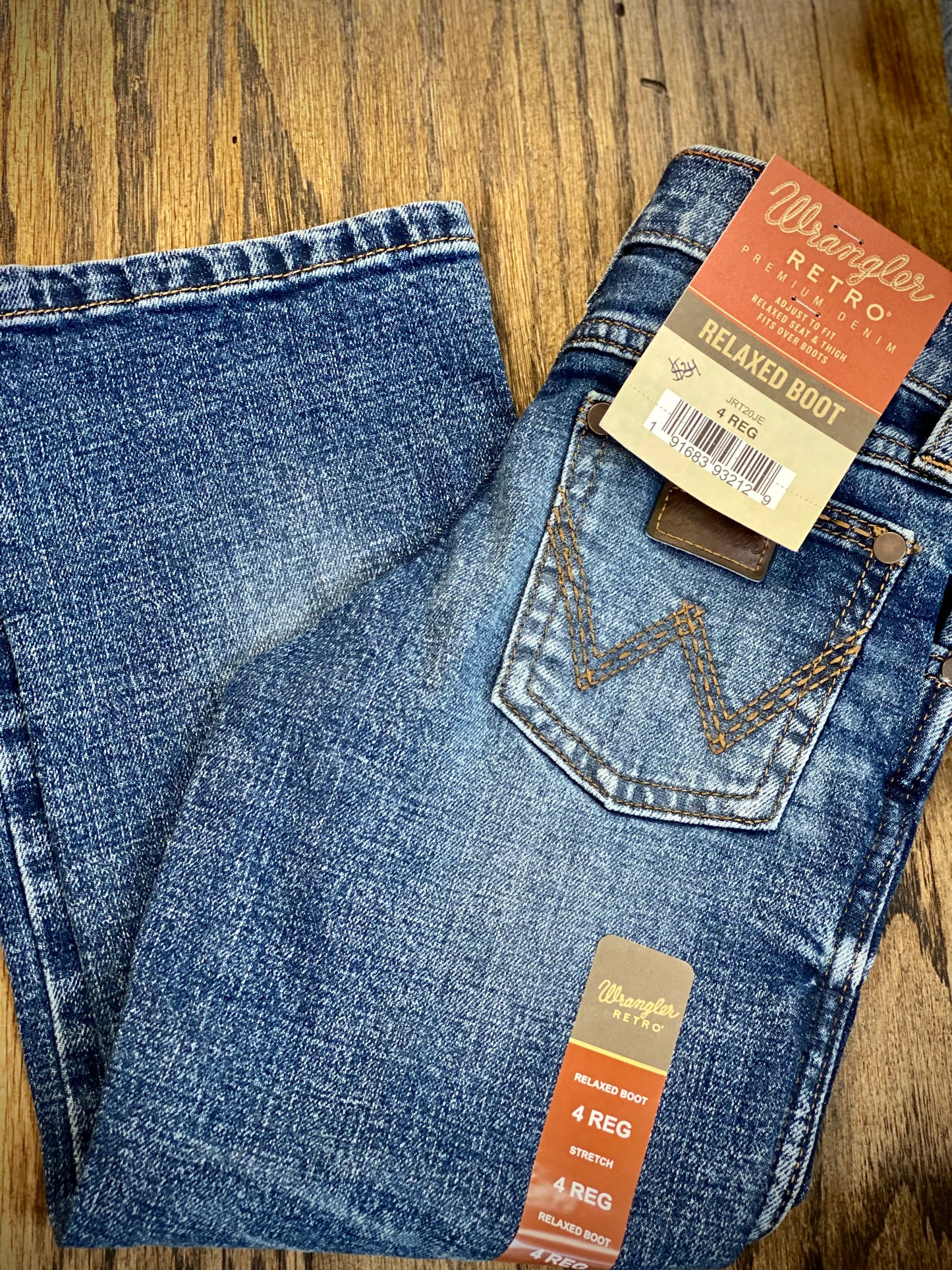 WRANGLER BOYS RETRO BOOTCUT JEAN (JERSEY)