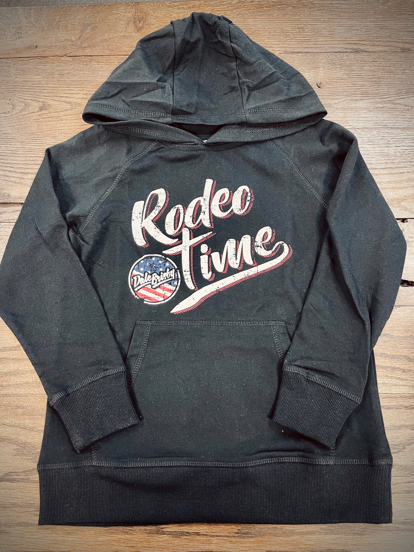 ROCK & ROLL BOYS LONG SLEEVE DALE BRISBY HOODIE RODEO TIME