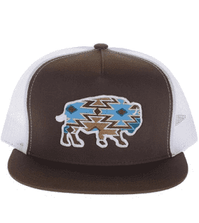 RED DIRT JANGO HAT (BROWN/WHITE)