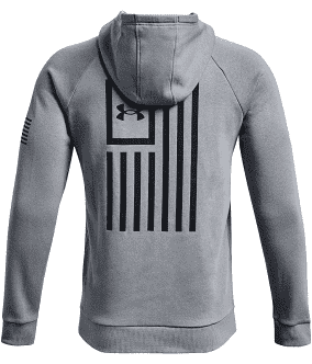 Under Armour MENS Freedom Flag Rival Long Sleeve Hoodie