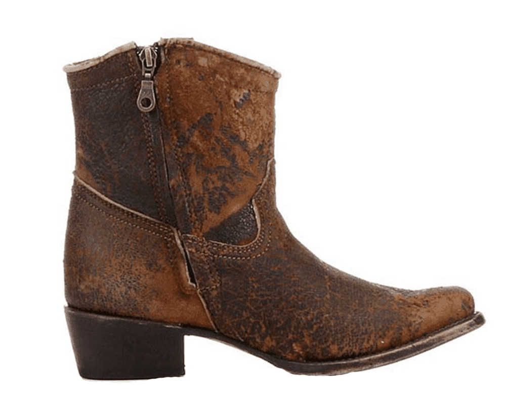 CORRAL WOMENS LAMB ABSTRACT WESTERN BOOTIES